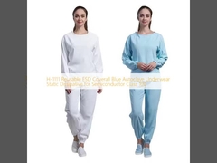 H-1111 Reutilizable ESD Revestimiento de autoclave azul Dissipativo estático para semiconductores Clase 100