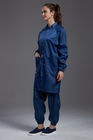 Anti Static ESD Garment Resuable labcoat Class1000 straight open zipper stand collar durable small  in SMT Workshop